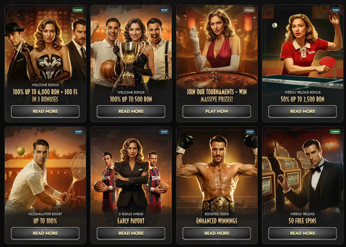 Don Casino promoții cu turnee și bonusuri reload