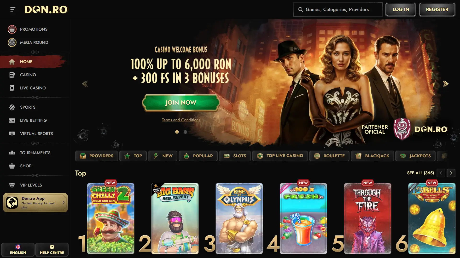 Don Casino bonus de bun venit cu 300 rotiri gratuite